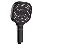 13CM Bathroom Sink Faucet Filter Shower Head High Pressure 3 Modes Adjustable with Hose Water Saving Accessories(Black)