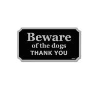 13cm Beware of The Dogs Self Adhesive Sticker - Sign, Notice, Door, Window, Decal - SG524