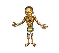13cm for MMA Fighting Body for Car Decal Fine Car Stickers Sunscreen Decor Personality Creative