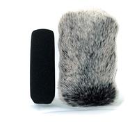 13cm Furry MIC Windshield Windscreen Compatible for Sony ECM-XM1 CG1 NV1 PS1 HVR HD1000U HXR-MC2000E MC2500 XLR-A2M K1M K2M CG50BP Audio-Technica AT875R Camcorder Microphone
