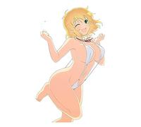 13cm Girl Car Stickers Senran Kagura Hot Girl Anime Asuka Render Rear Windshield Car