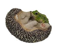 13cm Hedgehog Garden Ornament | Mini Resin Animals | Hedgehog Gifts