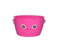 13cm Octopus Plastic Bucket In Pink