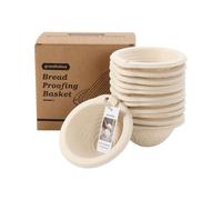 13cm small round bread proofing baskets (Beige)