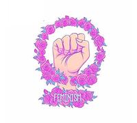 13cmx10.1cm for Feminism and Roses Fine Decal Tuning Snowboard Car Stickers Wall