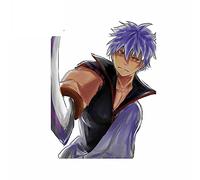 13cmx10.1cm for Gintama Car Stickers Window Fine Decal Vinyl Material Waterproof Occlusion