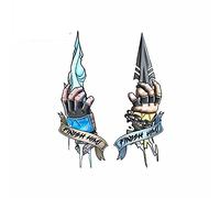 13cmx10.3cm for Mortal Kombat Creative Car Decals Vinyl Car Sticker Graffiti Stickers