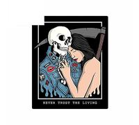 13cmx10.4cm for Never Trust The Living Car Sticker Scratch Proof Bumper Window