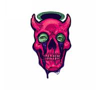 13cmx10.4cm for The Root of All Evil Vinyl Decal Suitcase Snowboard Motorcycle