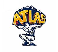 13cmx10.6cm for Atlas Lifting Mountain Kneeling Car Bumper Window Stickers Waterproof Vinyl