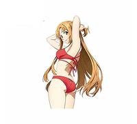 13cmx10.7cm Anime The King of Fighters Girl Car Sticker Sakazaki Yuri