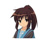 13cmx10.8cm for Suzumiya Haruhi Anime Decal Cute Graffiti Car Stickers Occlusion Scratch