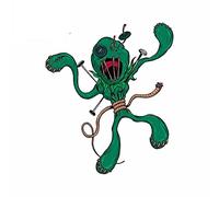 13cmx10.8cm for Voodoo Doll Personality Bumper Car Sticker Personality Decal Air Conditioner