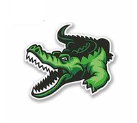 13cmx10.9cm for Crocodile Cartoon OEM Funny Car Stickers Vinyl Waterproof RV Van