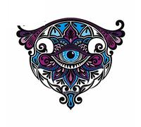 13cmx11.1cm for Eye of Providence Funny Car Stickers Vinyl Car Wrap Decal