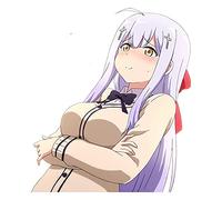 13cmx11.31cm Beautiful Girl Student Gabriel Dropout Raphiel Shiraha Ainsworth Car Sticker for