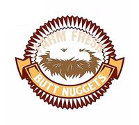 13cmx11.4cm for Farm Fresh Butt Nuggets Chicken Personality Trunk Decal Laptop Windshield