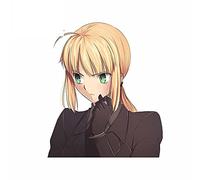 13cmx11.4cm for Fate Saber Funny JDM Car Stickers Vinyl Waterproof Window Trunk