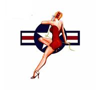 13cmx11.4cm for The Memphis Belle Funny Car Stickers DIY Decal Motorcycle Waterproof