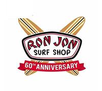13cmx11.5cm for Ron Jon Surf Shop.60Th Anniversary Vinyl Decal Sticker Creative