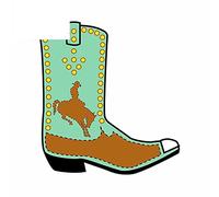 13cmx11.7cm for Cowboy Boots Car Graffiti Sticker Sunscreen Decal Sunscreen Decor Waterproof