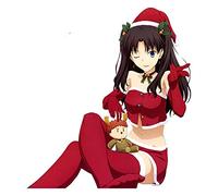 13cmx11.8cm Girl Women Anime Fashion Car Styling Fate Stay Night Tohsaka Rin