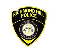 13cmx11.9cm for Richmond Hill Police Vinyl Car Stickers Anime DIY Laptop Decoration