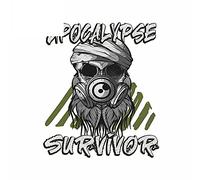 13cmx11cm for Apocalypse Survivor Car Sticker Vinyl Motorcycle Helmet Decoration Scratch Proof Waterproof