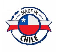 13cmx11cm for Chile Flag on A White Personality Creative Van Stickers DIY Custom