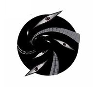 13cmx12.2cm for Thousand Eyes Car Stickers Personality Bumper Surfboard Decal Fold GTR
