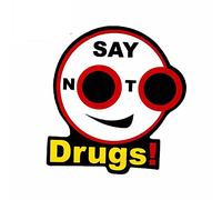 13cmx12.3cm Decals for Drugs Funny Graphics Car Stickers Suitable for JDM Van