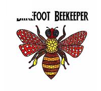 13cmx12.4cm for Barefoot Beekeeper Windshield Laptop Car Stickers Van Laptop Decal Surfboard
