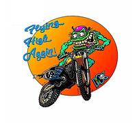 13cmx12.6cm for Authentic EVEL AL Retro Motocross MX Racing Extreme Nitro Car