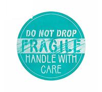 13cmx12.7cm for Fragile Handle with Care Waterproof Car Stickers Surfboard Decal Occlusion