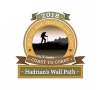 13cmx12.7cm for Hadrian s Wall Path Vinyl Car Stickers Cartoon Car Body