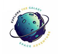13cmx12.8cm for Explore The Galaxy Car Stickers Surfboard Scratch Proof Decal Windshield