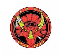 13cmx12.8cm for The Red Dragon Vinyl Car Stickers Personality Decal Decoration Waterproof