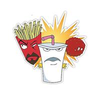 13cmx12.9cm Aqua Teen Hunger Force Sticker Decal Funny Auto Sticker Car Styling