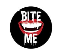 13cmx12.9cm for Bite Me Sticker Decal Fine SUV Car Stickers DIY Occlusion