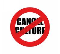 13cmx12.9cm for Cancel Culture Sign Occlusion Scratch Car Stickers Motorcycle Decal Fashion