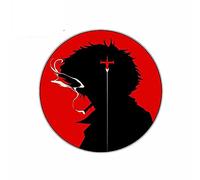 13cmx12.9cm for Cowboy Bebop Spike Circle Logo Funny Car Stickers Vinyl Graphics