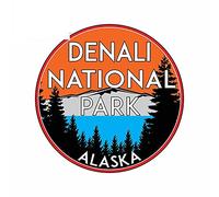 13cmx12.9cm for Denali National Park Alaska Car Graffiti Sticker Vinyl Car Wrap
