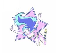 13cmx12.9cm for Urusei Yatsura Lum Funny Car Stickers Anime Decal Personality Windows