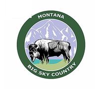 13cmx13cm for Montana Big Sky Country Logo Funny Car Stickers and Decals Waterproof