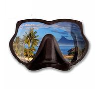 13cmx13cm for Scuba Diver Mask Funny Car Stickers Bumper Trunk Graphics Air Conditioner