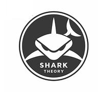 13cmx13cm for Shark Theory Slogan Decal Waterproof Scratch Proof Refrigerator Car Stickers Personality