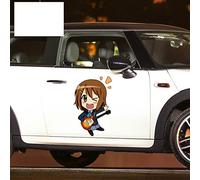 13cmx26.8cm Cartoon Character Car Sticker for Hirasawa K on Graphics Anime Auto