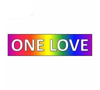 13cmx3.4cm for Gay Rights Rainbow Same Sex Marriage Equality Funny Car Stickers