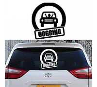 13cmx39.8cm Dogging Grossier Auto Rear Windshield Car Sticker Window Truck Vinyl Decal