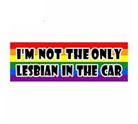 13cmx4.4cm for I m Not The Only Lesbian in LGBT Car Stickers